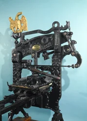 Impressora Columbia, fabricada por Clymer e Dixon, 1837 (ferro) (ver também 3200)